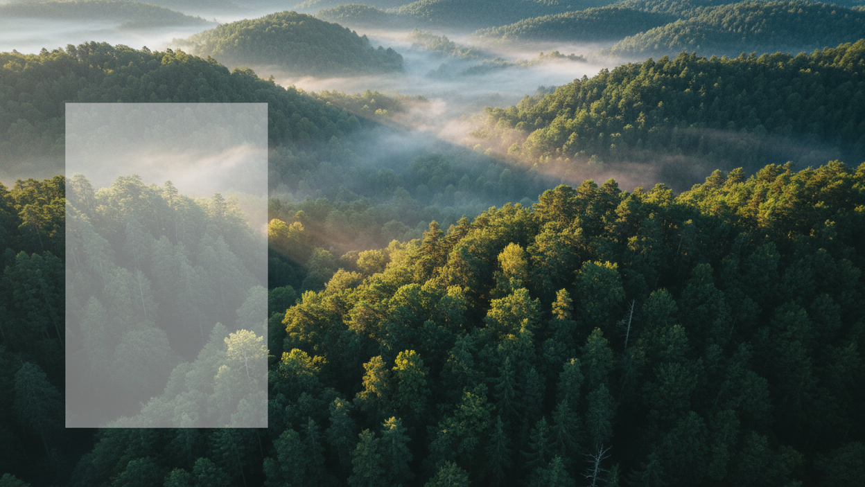 Deep Forest Banner - Aerial View